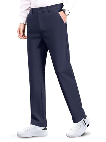 SAFORT Golfhose Herren bequem Chino Hose leicht Business Hose Herren Stretch Anzughose mit 4 Taschen Büro Causal Freizeit, Blau, 81cm SAFORT Golfhose Herren bequem Chino Hose leicht Business Hose Herren Stretch Anzughose mit 4 Taschen Büro Causal Freizeit, Blau, 81cm von SAFORT