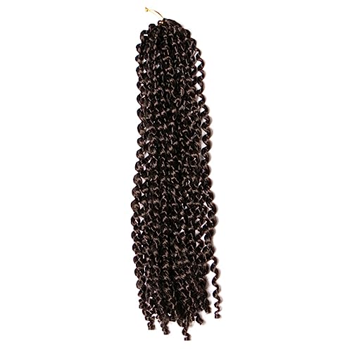 18-Zoll-Häkelnadel for Dreadlocks, synthetische Perücke, lange Perücke, schmutziger Zopf, perfekt for Konzerte, Mottopartys (Color : Brown A) von SAFWEL