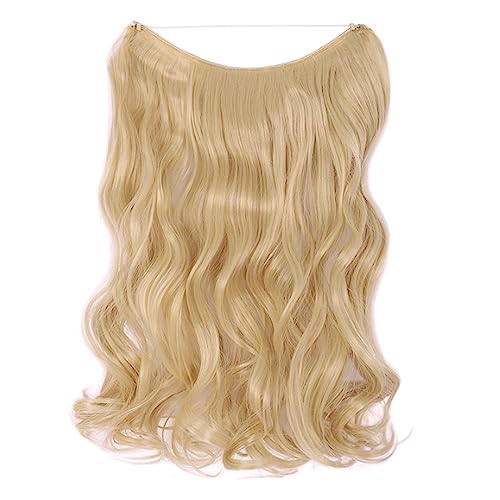 Lockige, gewellte Haarteile for Einstecken in synthetisches Haar, einteilige blonde Extensions, Haarteile for Frauen, for den täglichen Gebrauch, Live-Auftritte von SAFWEL
