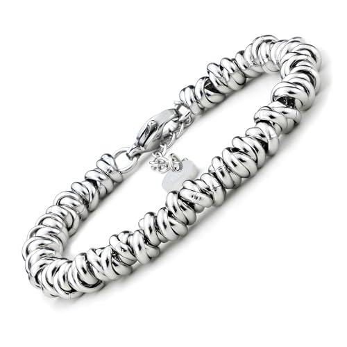 SAGA GIOIELLI® armband damen mit ineinander verschlungenen Knoten aus Edelstahl von SAGA GIOIELLI