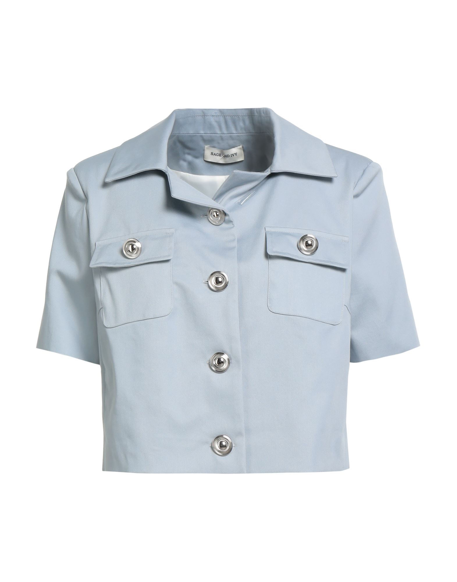 SAGE AND IVY Jacke & Anorak Damen Hellblau von SAGE AND IVY