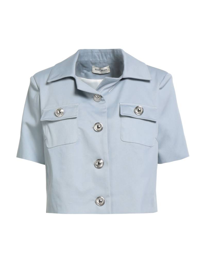 SAGE AND IVY Jacke & Anorak Damen Hellblau von SAGE AND IVY