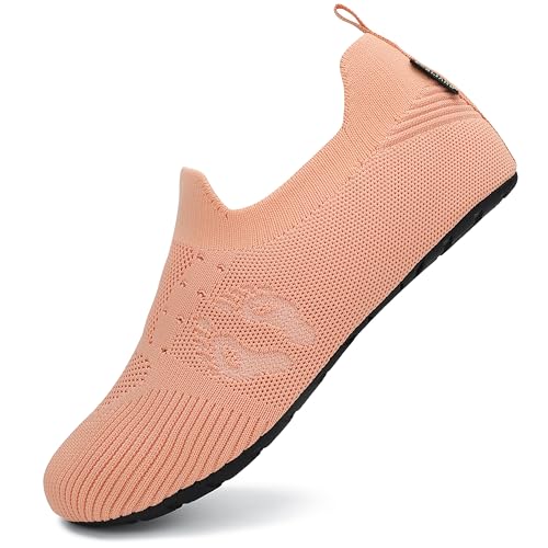 SAGUARO Badeschuhe Damen Aquaschuhe Herren Schnell Trocken Wasserschuhe Orange Gr.38/39 von SAGUARO