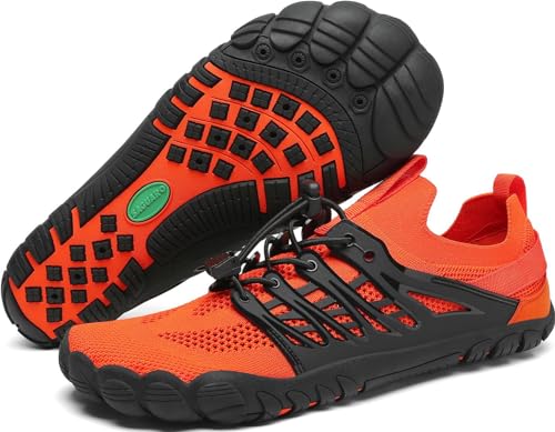 SAGUARO Badeschuhe Damen Herren Wasserschuhe Leicht Schwimmschuhe Schnell Trocknend Atmungsaktiv Strandschuhe Aquaschuhe rutschfeste Outdoor Barfußschuhe für Frauen Männer, Karotte Orange, 45 EU SAGUARO Badeschuhe Damen Herren Wasserschuhe Leicht Schwimmschuhe Schnell Trocknend Atmungsaktiv Strandschuhe Aquaschuhe rutschfeste Outdoor Barfußschuhe für Frauen Männer, Karotte Orange, 45 EU von SAGUARO