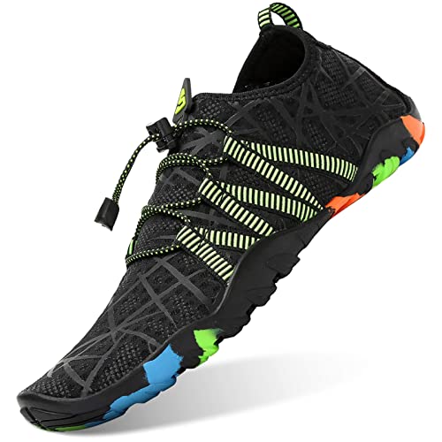 SAGUARO Badeschuhe Herren Wasserschuhe Männer Strandschuhe Damen Aquaschuhe Neoprenschuhe rutschfeste Schwimmschuhe Graphit 47 EU SAGUARO Badeschuhe Herren Wasserschuhe Männer Strandschuhe Damen Aquaschuhe Neoprenschuhe rutschfeste Schwimmschuhe Graphit 47 EU von SAGUARO