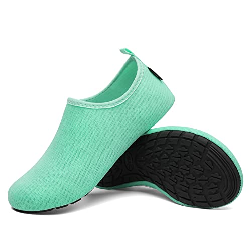 SAGUARO Badeschuhe Herren Wasserschuhe Damen Schwimmschuhe Aquaschuhe Schnell Trocknend Strandschuhe Surfschuhe Leicht Neoprenschuhe Wassersportschuhe Tauchschuhe Eisblau Gr. 44/45 EU SAGUARO Badeschuhe Herren Wasserschuhe Damen Schwimmschuhe Aquaschuhe Schnell Trocknend Strandschuhe Surfschuhe Leicht Neoprenschuhe Wassersportschuhe Tauchschuhe Eisblau Gr. 44/45 EU von SAGUARO