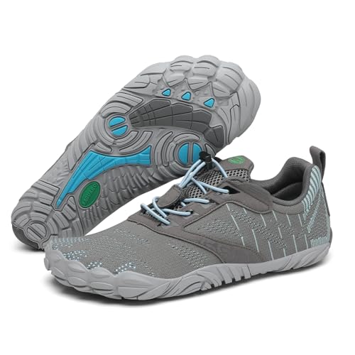 SAGUARO Barfußschuhe Herren Barfuss Schuhe Damen Knit Barfussschuhe rutschfest Zehenschuhe Barfuß Traillaufschuhe Barefoot Shoes Mit Breiter Zehenbox,Free Ⅰ - Barfußschuhe Grau,Gr.41 SAGUARO Barfußschuhe Herren Barfuss Schuhe Damen Knit Barfussschuhe rutschfest Zehenschuhe Barfuß Traillaufschuhe Barefoot Shoes Mit Breiter Zehenbox,Free Ⅰ - Barfußschuhe Grau,Gr.41 von SAGUARO