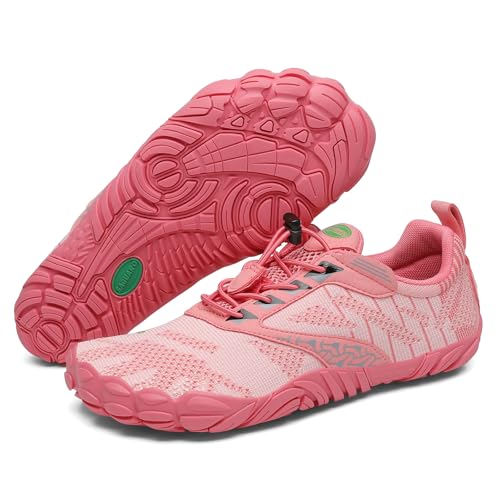 SAGUARO Barfußschuhe Herren Barfuss Schuhe Damen Knit Barfussschuhe rutschfest Zehenschuhe Barfuß Traillaufschuhe Barefoot Shoes Mit Breiter Zehenbox,Free Ⅰ - Barfußschuhe Hellrosa,Gr.41 SAGUARO Barfußschuhe Herren Barfuss Schuhe Damen Knit Barfussschuhe rutschfest Zehenschuhe Barfuß Traillaufschuhe Barefoot Shoes Mit Breiter Zehenbox,Free Ⅰ - Barfußschuhe Hellrosa,Gr.41 von SAGUARO