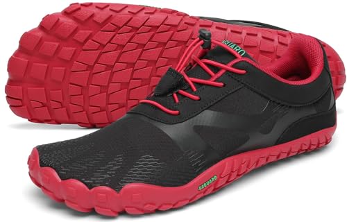 SAGUARO Barfußschuhe Herren Damen Traillaufschuhe Outdoor & Indoor Training Fitnessschuhe Wander Wald Strand Straße Laufschuhe Walkingschuhe Schnell Trocknend Badeschuhe, Apfelrot, 36 EU SAGUARO Barfußschuhe Herren Damen Traillaufschuhe Outdoor & Indoor Training Fitnessschuhe Wander Wald Strand Straße Laufschuhe Walkingschuhe Schnell Trocknend Badeschuhe, Apfelrot, 36 EU von SAGUARO