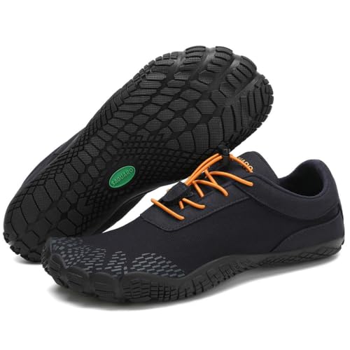 SAGUARO Barfußschuhe Herren Damen Barfussschuhe Ultraleicht Bequem Barefoot Shoes rutschfest Atmungsaktiv mit Breiter Zehenbox für Training Fitness, Fichten Blau, 40 EU von SAGUARO