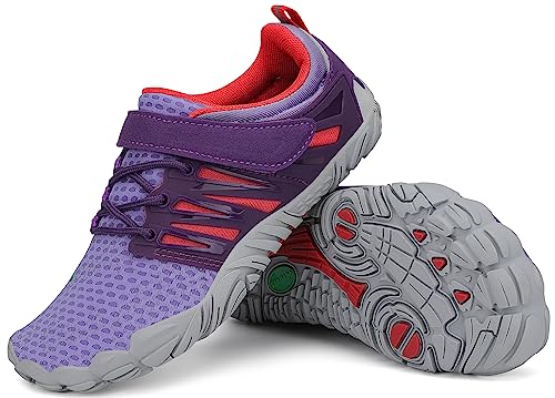 SAGUARO Barfußschuhe Kinder Badeschuhe Jungen Trekkingschuhe Mädchen Traillaufschuhe Atmungsaktiv Laufschuhe Schnell Trocknend Aquaschuhe Violett B Gr.32 SAGUARO Barfußschuhe Kinder Badeschuhe Jungen Trekkingschuhe Mädchen Traillaufschuhe Atmungsaktiv Laufschuhe Schnell Trocknend Aquaschuhe Violett B Gr.32 von SAGUARO