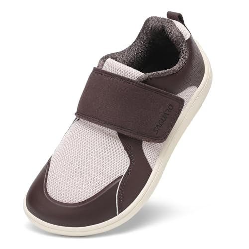 SAGUARO Barfussschuhe Kinder Barfuß Sneaker Hallenschuhe Jungen Mädchen Breite Kinderschuhe Outdoor Walkingschuhe Traillaufschuhe Aubergine Gr.26 SAGUARO Barfussschuhe Kinder Barfuß Sneaker Hallenschuhe Jungen Mädchen Breite Kinderschuhe Outdoor Walkingschuhe Traillaufschuhe Aubergine Gr.26 von SAGUARO