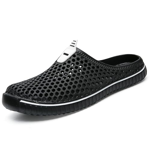 SAGUARO Clogs Herren Pantoletten Damen Sommer Hausschuhe rutschfest Gartenschuhe Strand Slippers Schwarz Gr.40 SAGUARO Clogs Herren Pantoletten Damen Sommer Hausschuhe rutschfest Gartenschuhe Strand Slippers Schwarz Gr.40 von SAGUARO