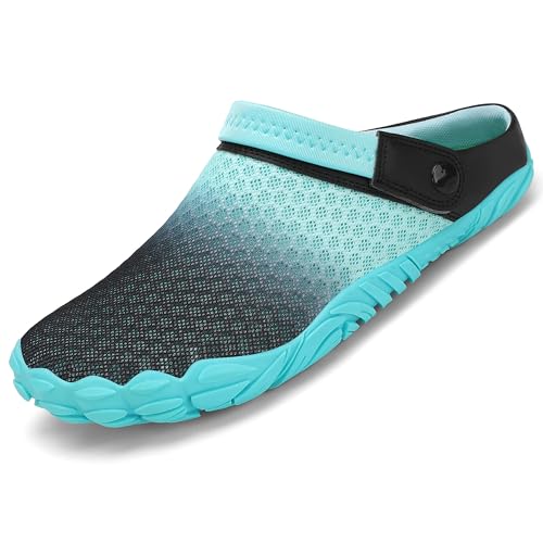 SAGUARO Sommer Clogs Herren Gartenschuhe Damen Hausschuhe Leicht Pantolette rutschfest Badelatschen Sandalen 44 EU von SAGUARO