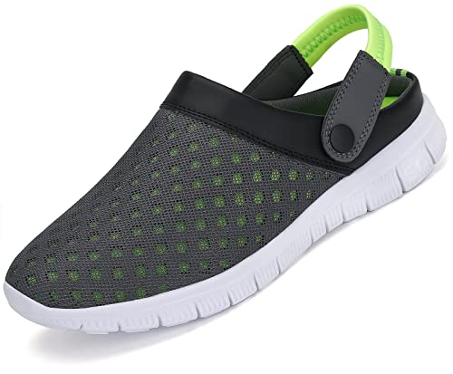 SAGUARO Sommer Clogs Herren Gartenschuhe Damen Hausschuhe Leicht Pantolette rutschfest Badelatschen Sandalen 47 EU von SAGUARO