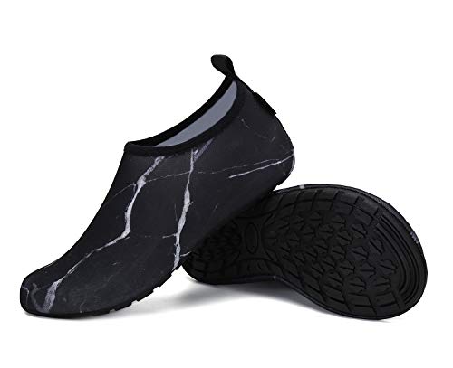 SAGUARO Cozy Slipper Leichte rutschfeste Hausschuhe Atmungsaktiv Pantoffeln Damen Herren,Verkehr Schwarz,38/39 EU von SAGUARO