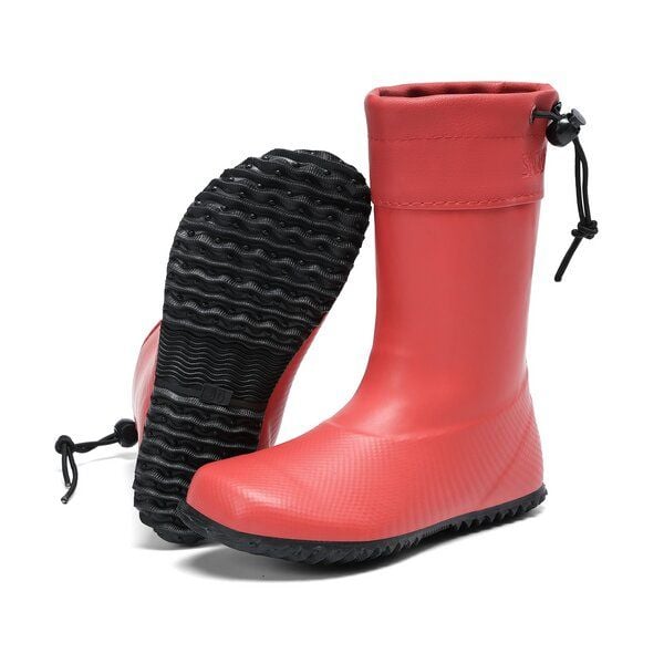 SAGUARO Gummistiefel Barfußschuhe vegan Winter Regen Stiefel Naturkautschuk gefüttert von SAGUARO