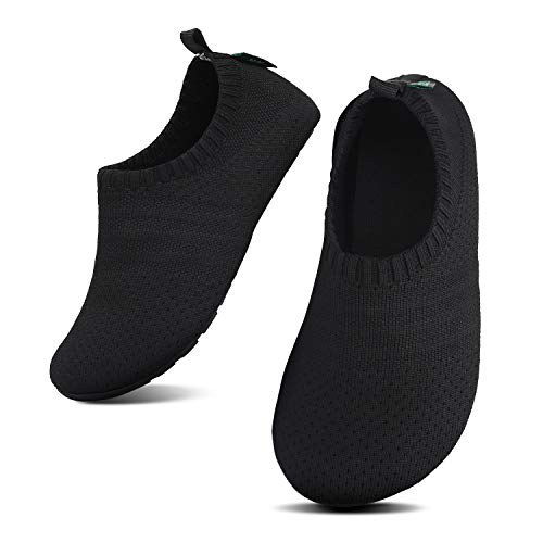 SAGUARO Kinder Hausschuhe Jungen Pantoffeln Mädchen Slippers rutschfest Yoga Kleinkinder Schuhe Unisex-Baby Indoor Weich Walkingschuhe Hüttenschuhe Kohlenstoff 22/23 EU von SAGUARO