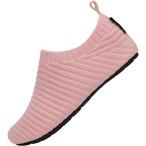 SAGUARO Hausschuhe Kinderschuhe Kinder Junge rutschfeste Pantoffeln für Mädchen Leichte Bequeme Slippers Kleinkinder HüttenSchuhe Kinderschuhe Baby Indoor Schuhe Kinderschuhe, Slipper Pink 22/23 von SAGUARO