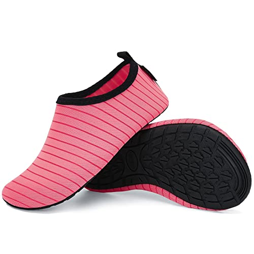 SAGUARO Hausschuhe Leichte Cozy Slipper rutschfest Pantoffeln Herrenhausschuhe Damen Herren,Rosa,36/37 EU von SAGUARO