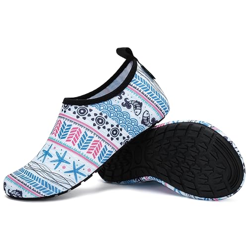 SAGUARO Herren Hausschuhe Damen Leichte Pantoffeln rutschfest Slippers Farbverlauf Muster Gr.42-43 SAGUARO Herren Hausschuhe Damen Leichte Pantoffeln rutschfest Slippers Farbverlauf Muster Gr.42-43 von SAGUARO