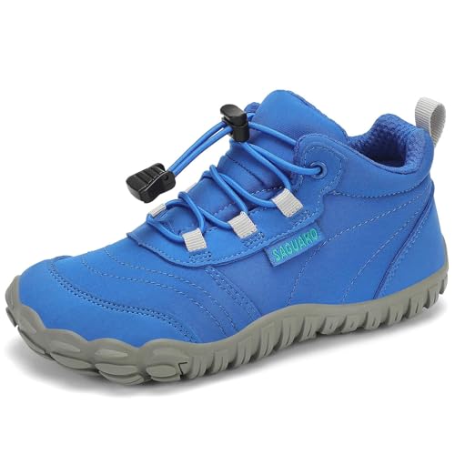 SAGUARO Kinder Barfußschuhe Atmungsaktiv rutschfest Wanderschuhe Leicht Barefoot Minimal Sneaker Gr.27 SAGUARO Kinder Barfußschuhe Atmungsaktiv rutschfest Wanderschuhe Leicht Barefoot Minimal Sneaker Gr.27 von SAGUARO