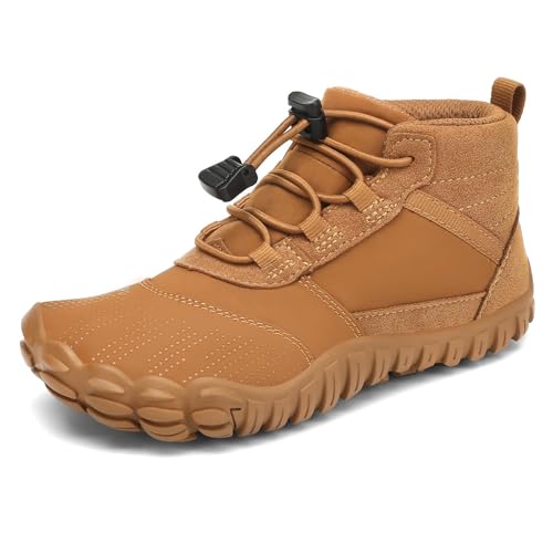 SAGUARO Kinder Barfußschuhe Jungen Mädchen Barfussschuhe Leicht rutschfest Wanderschuhe Atmungsaktiv Weich Trekkingschuhe Flexible Outdoor Traillaufschuhe, Braun, 28 cm SAGUARO Kinder Barfußschuhe Jungen Mädchen Barfussschuhe Leicht rutschfest Wanderschuhe Atmungsaktiv Weich Trekkingschuhe Flexible Outdoor Traillaufschuhe, Braun, 28 cm von SAGUARO