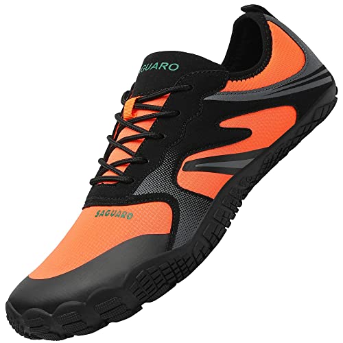 SAGUARO Sommer Barfußschuhe Damen Zehen Aquaschuhe für Männer Ultraleicht Badeschuhe Frau rutschfest Wasserschuhe Strand Traillaufschuhe Schnell Trocknend Wassersportschuhe,Orange 40 SAGUARO Sommer Barfußschuhe Damen Zehen Aquaschuhe für Männer Ultraleicht Badeschuhe Frau rutschfest Wasserschuhe Strand Traillaufschuhe Schnell Trocknend Wassersportschuhe,Orange 40 von SAGUARO