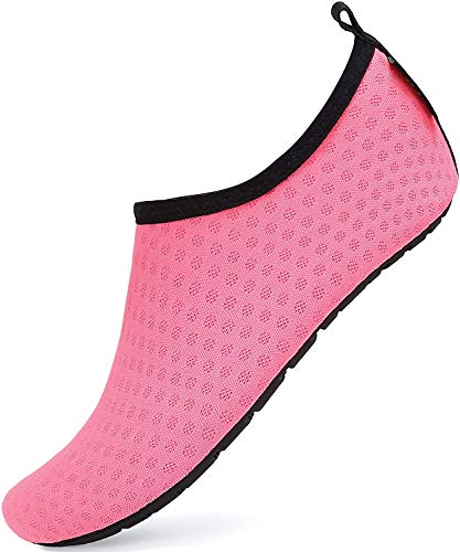SAGUARO Sommer Kinder Badeschuhe Aquaschuhe Slip on Schwimmschuhe Leicht Wasserschuhe rutschfeste Strandschuhe für Jungen Mädchen, Bade Pink, 20/21 EU SAGUARO Sommer Kinder Badeschuhe Aquaschuhe Slip on Schwimmschuhe Leicht Wasserschuhe rutschfeste Strandschuhe für Jungen Mädchen, Bade Pink, 20/21 EU von SAGUARO