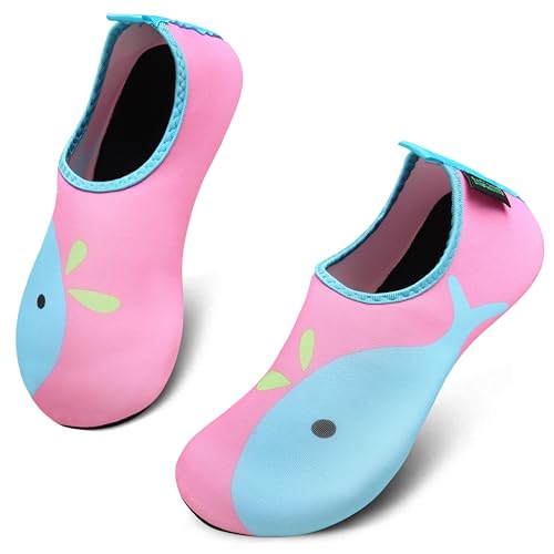 SAGUARO Sommer Kinder Badeschuhe Aquaschuhe Slip on Schwimmschuhe Leicht Wasserschuhe rutschfeste Strandschuhe für Jungen Mädchen, Pink, 32/33 EU SAGUARO Sommer Kinder Badeschuhe Aquaschuhe Slip on Schwimmschuhe Leicht Wasserschuhe rutschfeste Strandschuhe für Jungen Mädchen, Pink, 32/33 EU von SAGUARO
