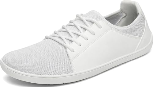 SAGUARO Unisex Barfußschuhe Knit Outdoor Walkingschuhe Mit Zero-Drop Solhe und Breiter Zehenbox Leicht Atmungsaktiv GR.37 von SAGUARO