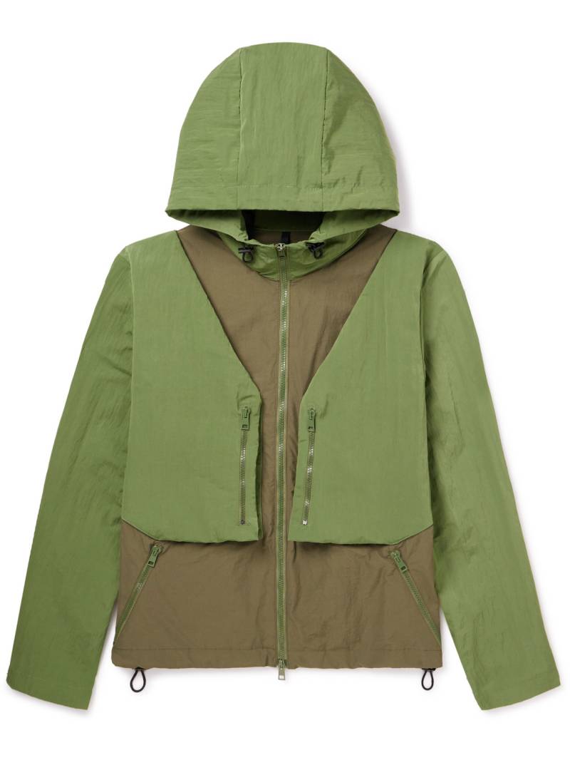 SAIF UD DEEN - Action Two-Tone Shell Jacket - Men - Green - S von SAIF UD DEEN