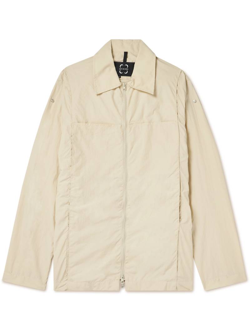SAIF UD DEEN - Convertible Panelled Canvas Jacket - Men - Neutrals - XXL von SAIF UD DEEN
