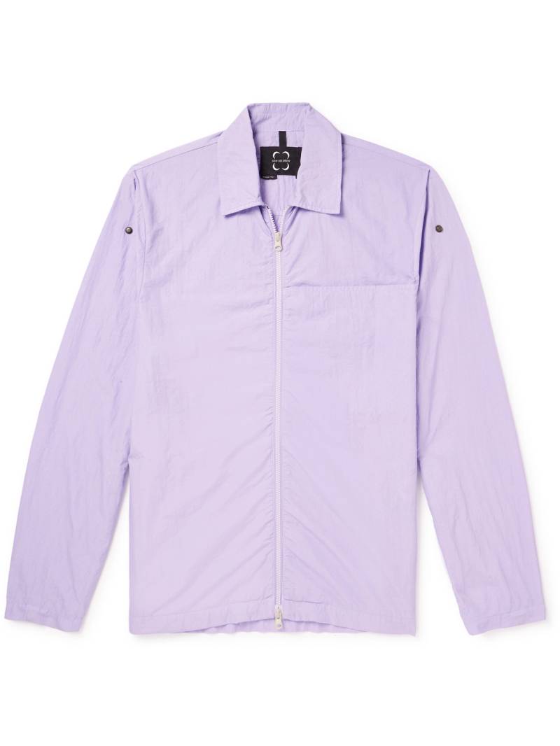 SAIF UD DEEN - Garment-Dyed Shell Overshirt - Men - Purple - XXL von SAIF UD DEEN