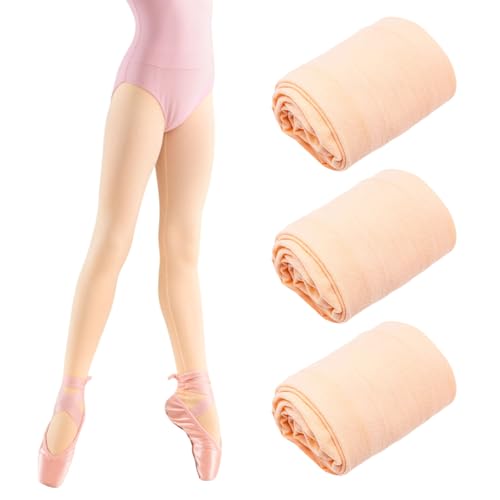 SAIIURV 3 Stück Ballett Strumpfhose Mädchen Kinder Tanzstrumpfhosen Blickdicht Strumpfhose fürs Ballett Gymnastik Tanz Sport Aerobic Yoga pilate von SAIIURV