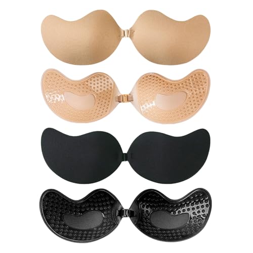 SAIIURV 4 Stück Klebe BH, Wiederverwendbare BH, für Abendkleid Brautkleid Badeanzug von SAIIURV