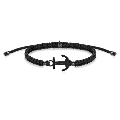 SAILBRACE Armband BLACK ANCHOR BRAIDED von SAILBRACE