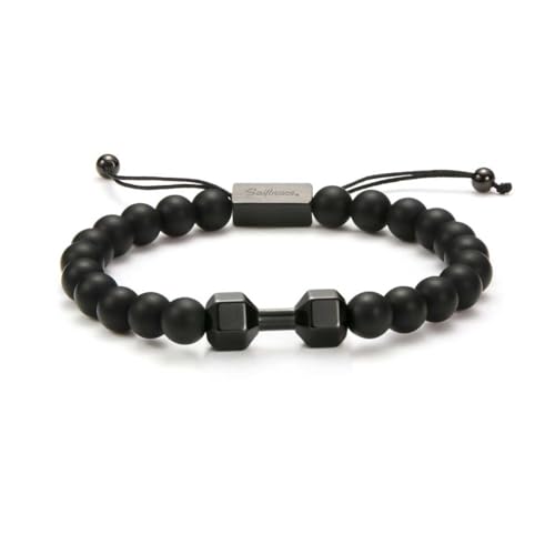 SAILBRACE Armband BLACK GYM BEADED von SAILBRACE