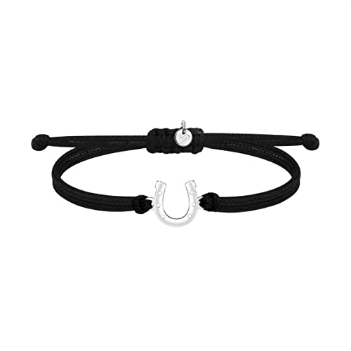 SAILBRACE Armband GALLOP HORSE RIDER schwarz-silber von SAILBRACE