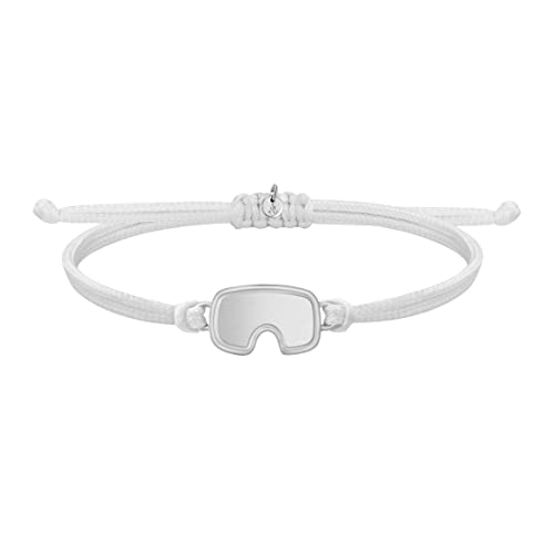 SAILBRACE Armband GLACIER SNOW weiss-silber von SAILBRACE