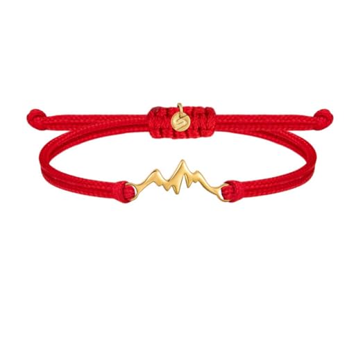 SAILBRACE Armband MOUNTAIN XMAS rot-gold von SAILBRACE