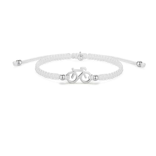 SAILBRACE Armband SILVER BIKE WHITE BRAIDED von SAILBRACE