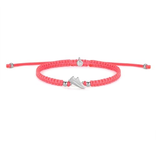 SAILBRACE Armband SILVER RUNNER NEON PINK BRAIDED von SAILBRACE