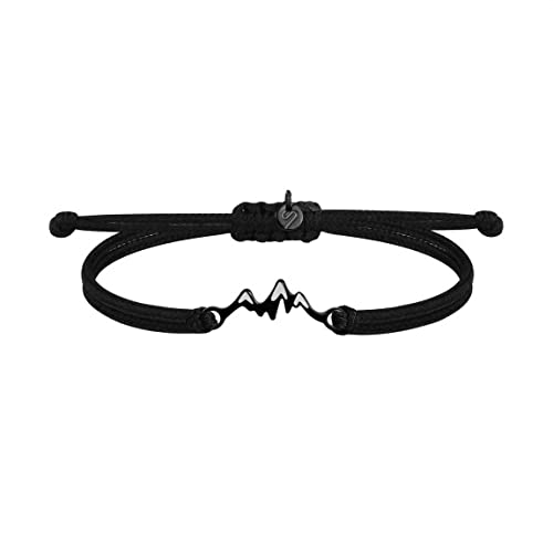 SAILBRACE Armband SNOW MOUNTAIN schwarz-weiss von SAILBRACE