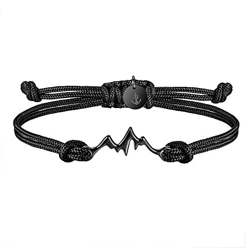 SAILBRACE Armband schwarz MOUNTAIN schwarz von SAILBRACE