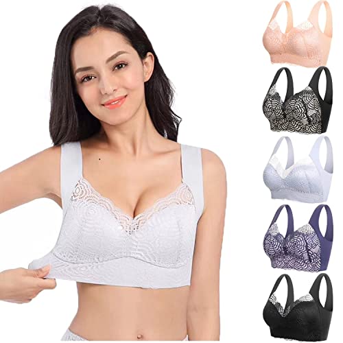 PrettyHealth Lymphvity-Entgiftung und Shaping & Powerful Lifting Bra, Shape Detox & Lifting Brust für Frauen, grau, M von SAINR