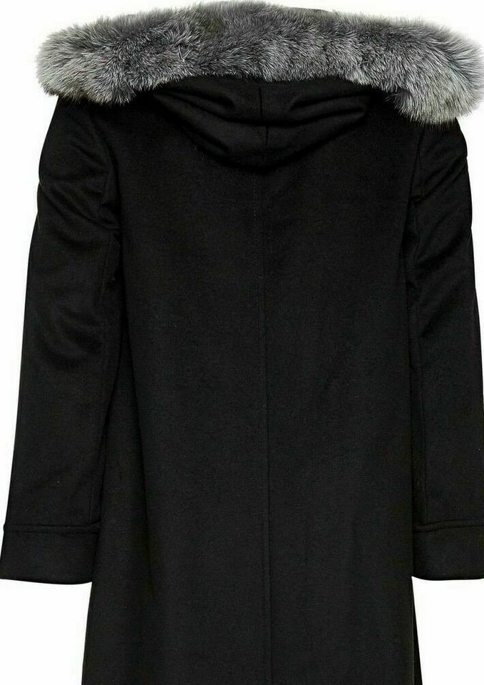 SAINT JACQUES Langmantel Saint Jacques Langmantel Mantel Blur Fox Pelz Wolle Cashmere Jacke Par von SAINT JACQUES