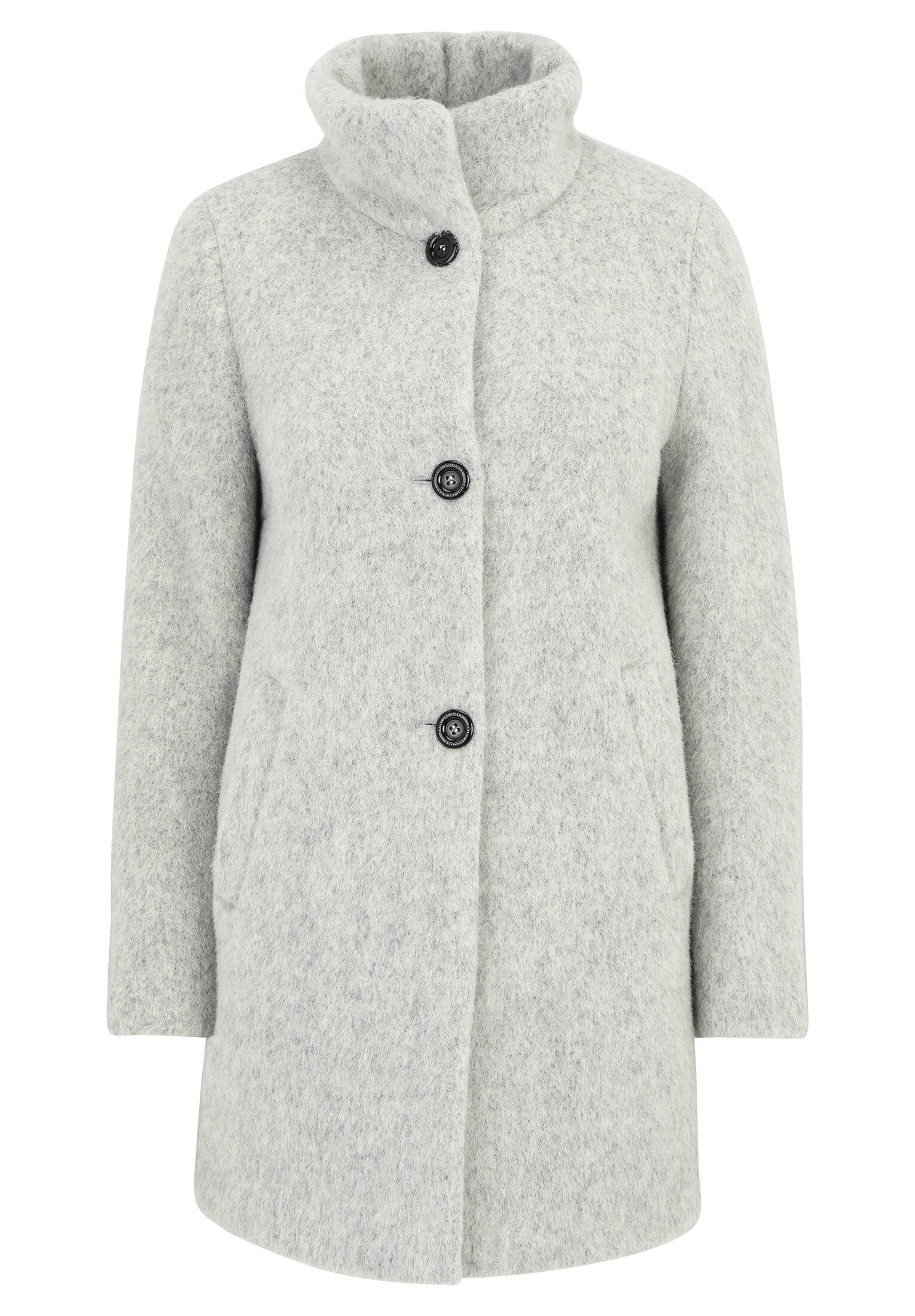 SAINT JACQUES - Wintermantel light silver melange - Gr. - 42 von SAINT JACQUES
