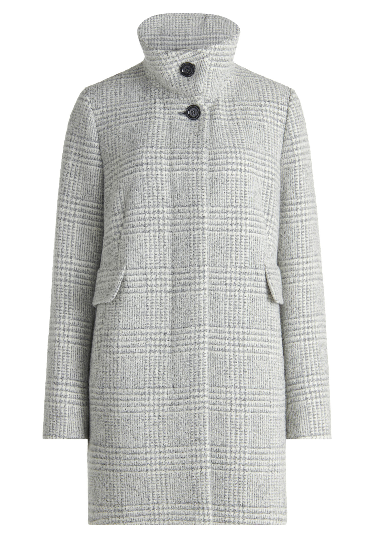 SAINT JACQUES - Wollmantel white/grey - Gr. - 46 von SAINT JACQUES