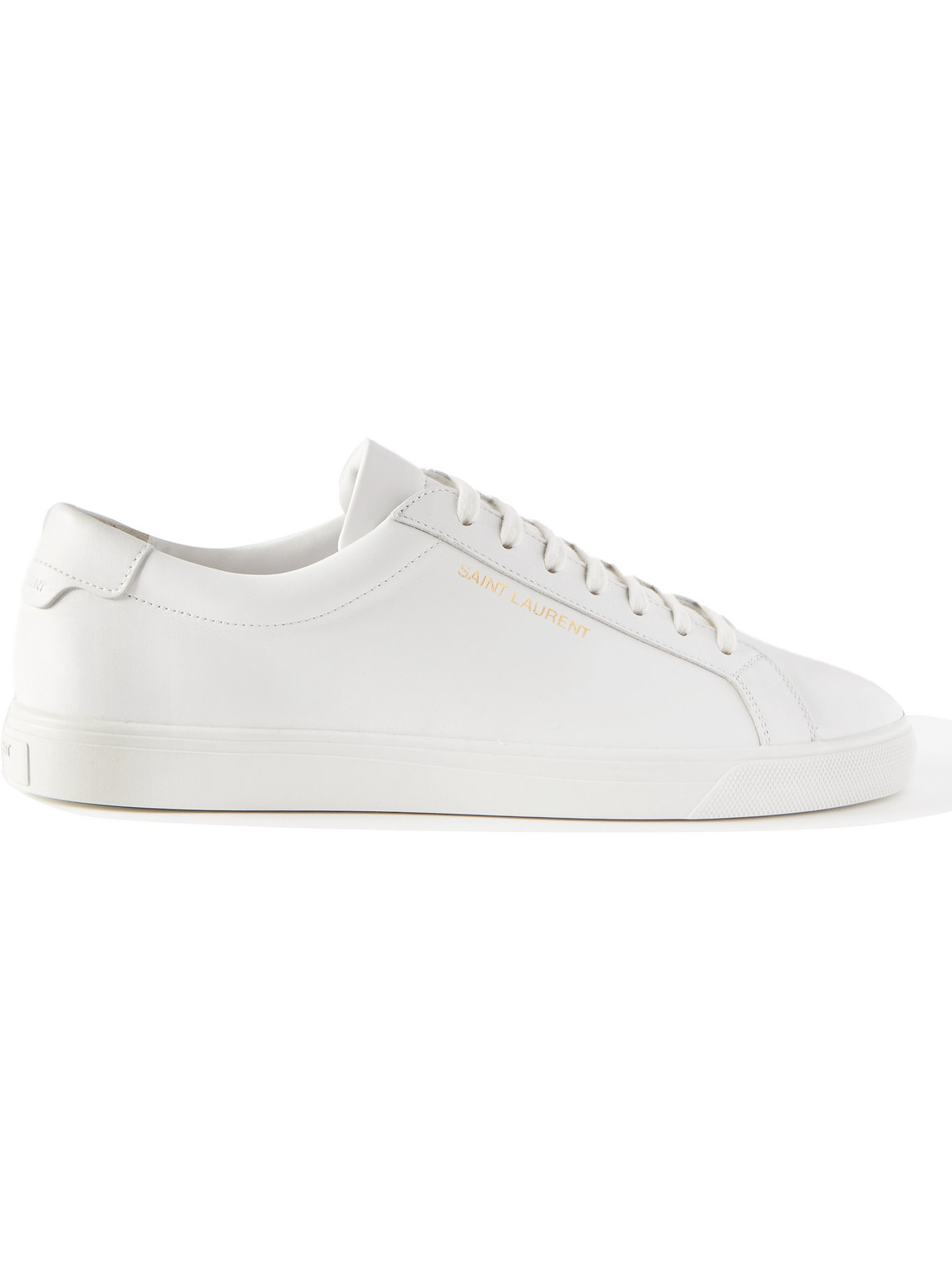 SAINT LAURENT - Andy Leather Sneakers - Men - White - EU 39.5 von SAINT LAURENT